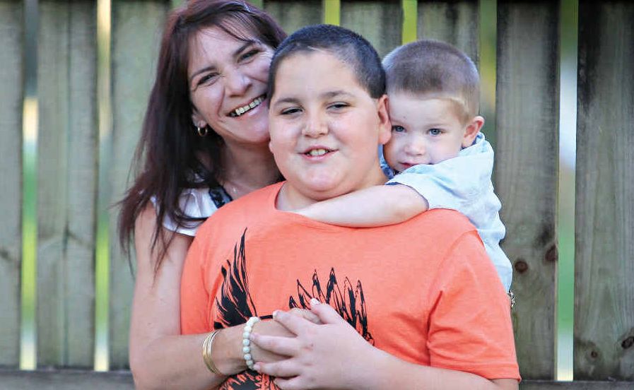 James Norquay, 12, has been granted a wish by Make-A-Wish foundation and is heading to Disneyland. He is pictured with his mum, Melissa Norquay and little brother Maxwell Norquay, 2. James Norquay, 12, has been granted a wish by Make-A-Wish foundation and is heading to Disneyland. He is pictured with his mum, Melissa Norquay and little brother Maxwell Norquay, 2.